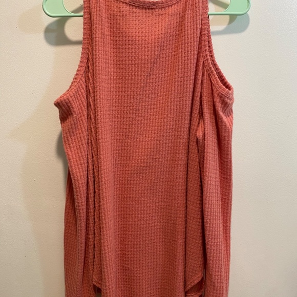 Lavender Field, Long Sleeve Top, Cold Shoulder, Size L, Blush Color- EUC - Picture 3 of 8